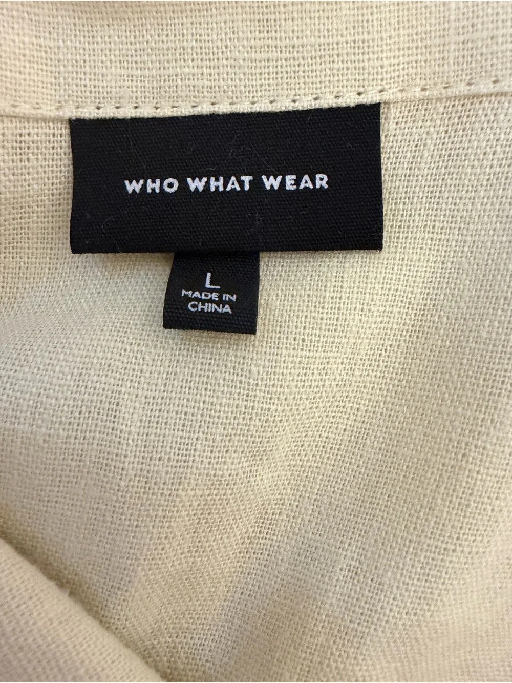 Who What Wear Linen Jumpsuit
